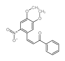 3-(4,5-dimethoxy-2-nitro-phenyl)-1-phenyl-prop-2-en-1-one Structure