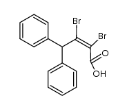 2,3-dibromo-4,4-diphenyl-crotonic acid结构式