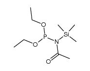 diethyl acetyl(trimethylsilyl)phosphoramidite结构式