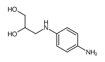 3-[(4-Aminophenyl)amino]propane-1,2-diol structure