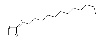 N-dodecyl-1,3-dithietan-2-imine结构式