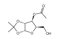 3-O-Acetyl-1,2-O-isopropyliden-α-D-xylofuranose结构式