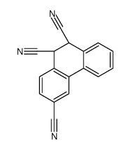 (9S,10S)-9,10-dihydrophenanthrene-3,9,10-tricarbonitrile结构式