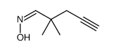 N-(2,2-dimethylpent-4-ynylidene)hydroxylamine结构式