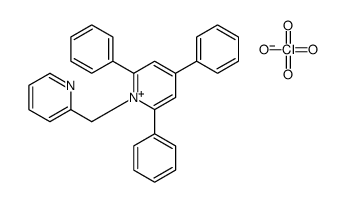 2,4,6-triphenyl-1-(pyridin-2-ylmethyl)pyridin-1-ium,perchlorate结构式