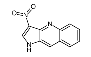 3-nitro-1H-pyrrolo[3,2-b]quinoline结构式