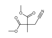 dimethyl 2-(cyanomethyl)-2-methylpropanedioate Structure