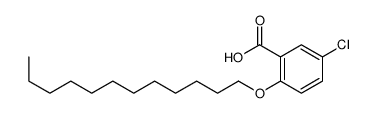 5-chloro-2-dodecoxybenzoic acid Structure