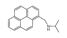 N-(pyren-1-ylmethyl)propan-2-amine Structure