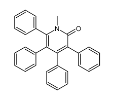 1-methyl-3,4,5,6-tetraphenylpyridin-2-one结构式