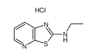 ethyl-thiazolo[5,4-b]pyridin-2-yl-amine, monohydrochloride Structure