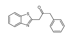 1-(1,3-benzothiazol-2-yl)-3-phenylpropan-2-one结构式