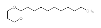 1,3-Dioxane, 2-decyl-结构式