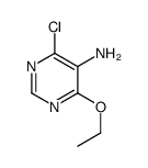 4-chloro-6-ethoxypyrimidin-5-amine结构式