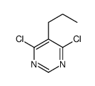 4,6-dichloro-5-propylpyrimidine structure