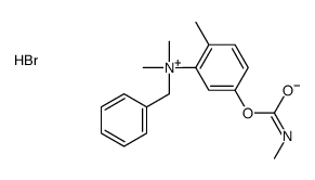 benzyl-dimethyl-[2-methyl-5-(methylcarbamoyloxy)phenyl]azanium,bromide Structure