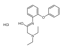 diethyl-[2-oxo-2-(2-phenoxyanilino)ethyl]azanium,chloride结构式