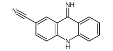9-aminoacridine-2-carbonitrile结构式