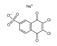 sodium 6,7-dichloro-5,8-dioxo-5,8-dihydronaphthalene-2-sulfonate结构式