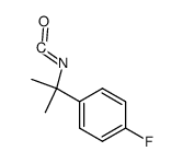 p-fluoro-α,α-dimethylbenzyl isocyanate Structure