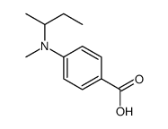 4-[butan-2-yl(methyl)amino]benzoic acid结构式