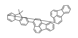 3-(7-fluoranthen-3-yl-9,9-dimethylfluoren-2-yl)fluoranthene Structure