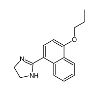 2-(4-propoxynaphthalen-1-yl)-4,5-dihydro-1H-imidazole Structure