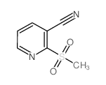 2-(Methylsulfonyl)nicotinonitrile structure