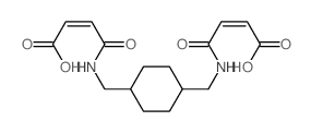 (Z)-3-[[4-[[[(Z)-3-carboxyprop-2-enoyl]amino]methyl]cyclohexyl]methylcarbamoyl]prop-2-enoic acid结构式