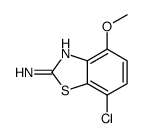 2-Benzothiazolamine,7-chloro-4-methoxy-(9CI) picture
