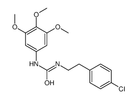 1-[2-(4-chlorophenyl)ethyl]-3-(3,4,5-trimethoxyphenyl)urea结构式