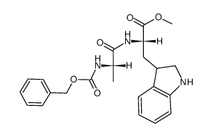 Z-L-Ala-2,3-dihydro-L-Trp-OMe Structure