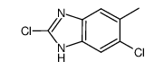 2,6-Dichloro-5-methyl-1H-1,3-benzodiazole Structure