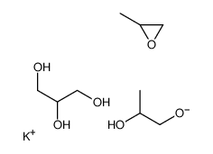 potassium,2-hydroxypropan-1-olate,2-methyloxirane,propane-1,2,3-triol结构式