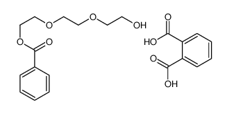2-[2-(2-hydroxyethoxy)ethoxy]ethyl benzoate,phthalic acid Structure