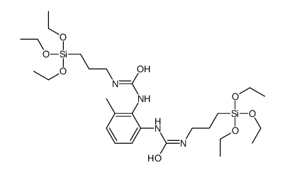 N,N''-(methylphenylene)bis[N'-[3-(triethoxysilyl)propyl]urea]结构式
