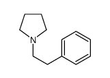 1-(2-phenylethyl)pyrrolidine结构式