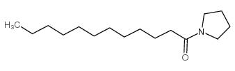 1-Dodecanone,1-(1-pyrrolidinyl)- Structure