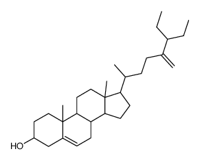 24-(1-Ethylpropyl)-26,27-dinorcholesta-5,24-dien-3β-ol Structure