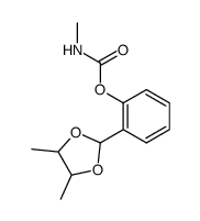 4,5-dimethyl-2-(2-methylcarbamoyloxy-phenyl)-[1,3]dioxolane Structure