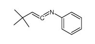 3,3-dimethyl-N-phenylbut-1-en-1-imine Structure