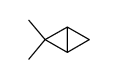 2,2-dimethylbicyclo[1.1.0]butane Structure