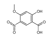 2-hydroxy-4-methoxy-5-nitrobenzoic acid结构式