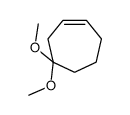 4,4-dimethoxycycloheptene结构式