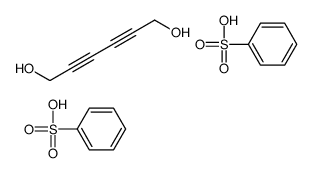 benzenesulfonic acid,hexa-2,4-diyne-1,6-diol结构式