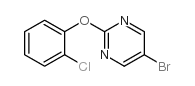 5-溴-2-(2-氯苯氧基)嘧啶结构式