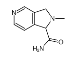 1H-Pyrrolo[3,4-c]pyridine-1-carboxamide,2,3-dihydro-2-methyl-(9CI)结构式