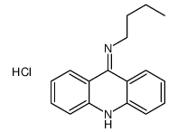 9-Butylaminoacridine hydrochloride Structure