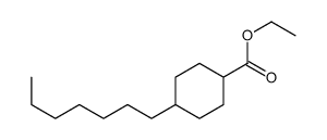 ethyl 4-heptylcyclohexane-1-carboxylate Structure