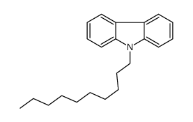 9-decylcarbazole结构式
